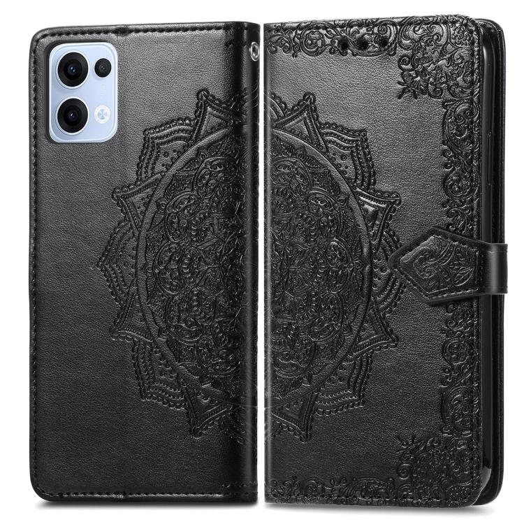 For OPPO Reno13 Pro Mandala Flower Embossed Leather Phone Case