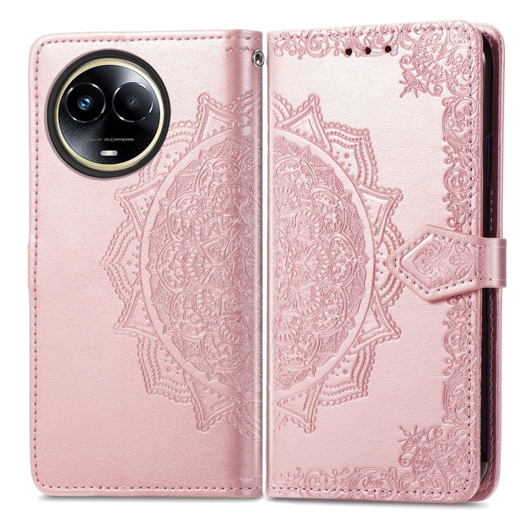 For Realme 11  5G Mandala Flower Embossed Leather Phone Case