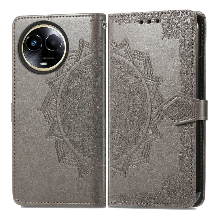 For Realme 11  5G Mandala Flower Embossed Leather Phone Case
