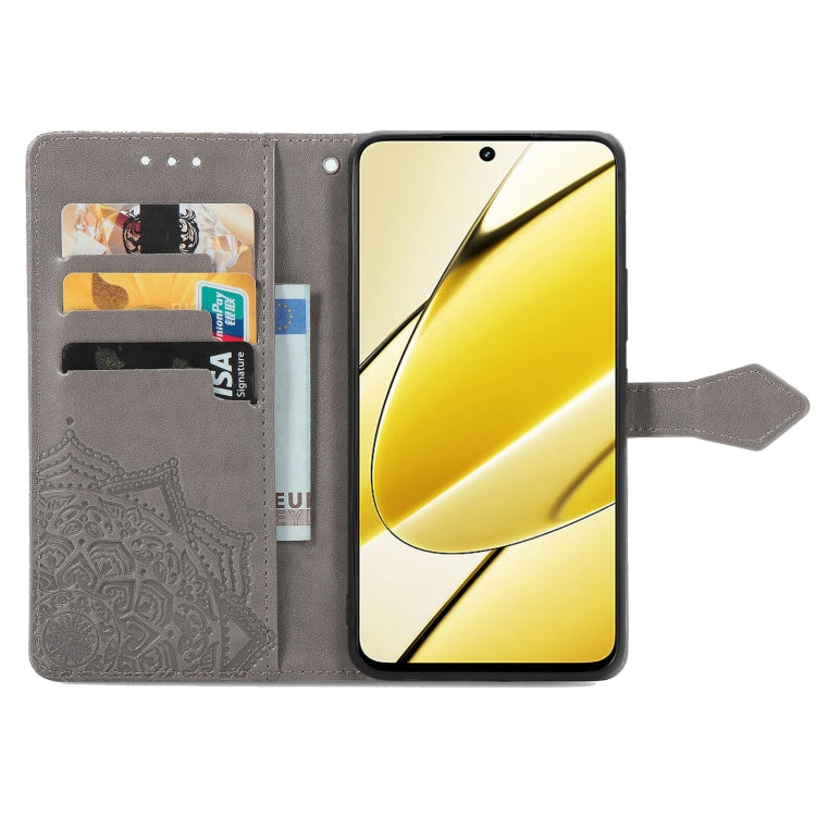 For Realme 11  5G Mandala Flower Embossed Leather Phone Case