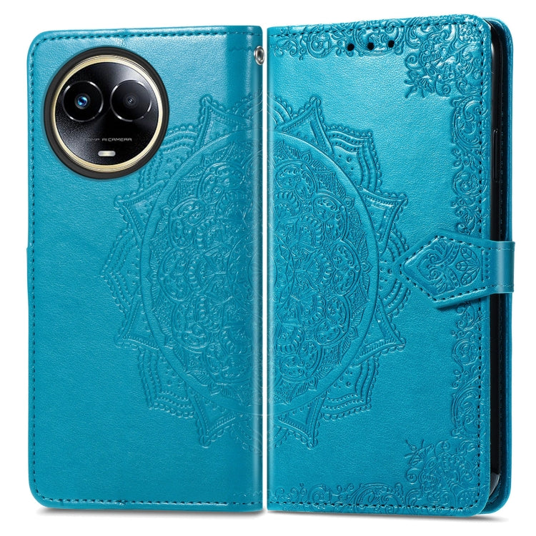 For Realme 11  5G Mandala Flower Embossed Leather Phone Case