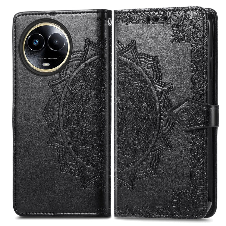 For Realme 11  5G Mandala Flower Embossed Leather Phone Case