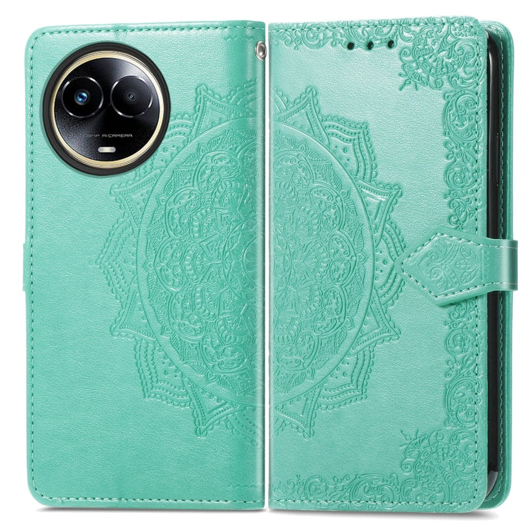 For Realme 11  5G Mandala Flower Embossed Leather Phone Case