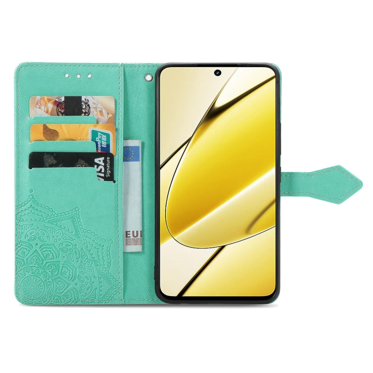 For Realme 11  5G Mandala Flower Embossed Leather Phone Case