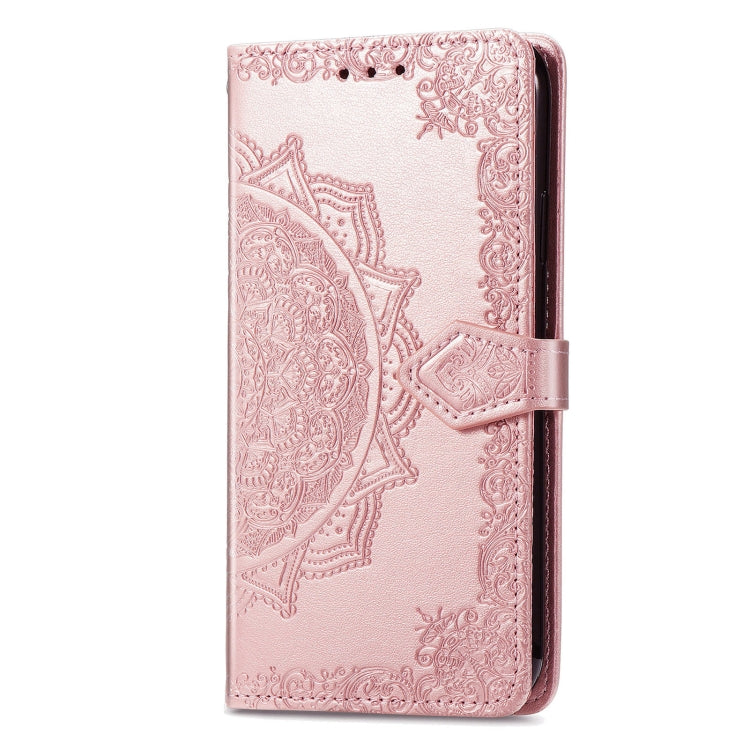 For Realme C65 Mandala Flower Embossed Leather Phone Case