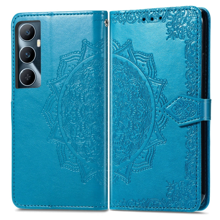For Realme C65 Mandala Flower Embossed Leather Phone Case