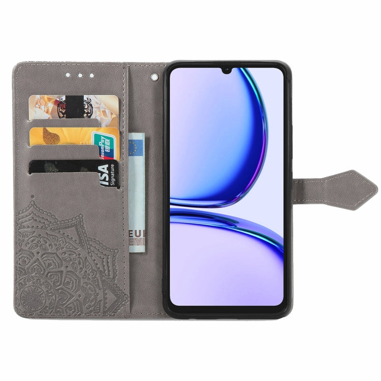 For Realme Note 50 Mandala Flower Embossed Leather Phone Case