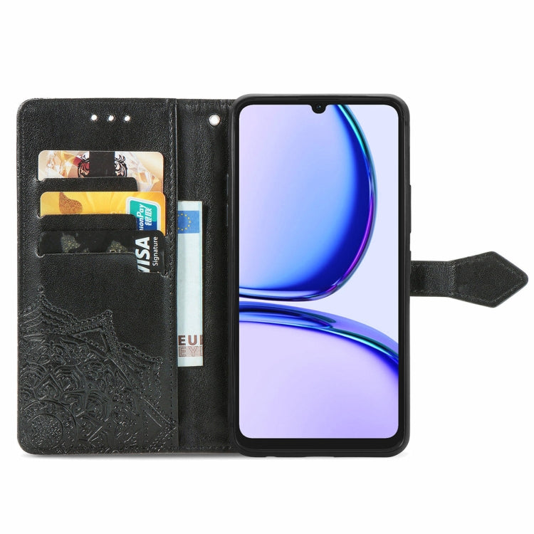 For Realme Note 50 Mandala Flower Embossed Leather Phone Case