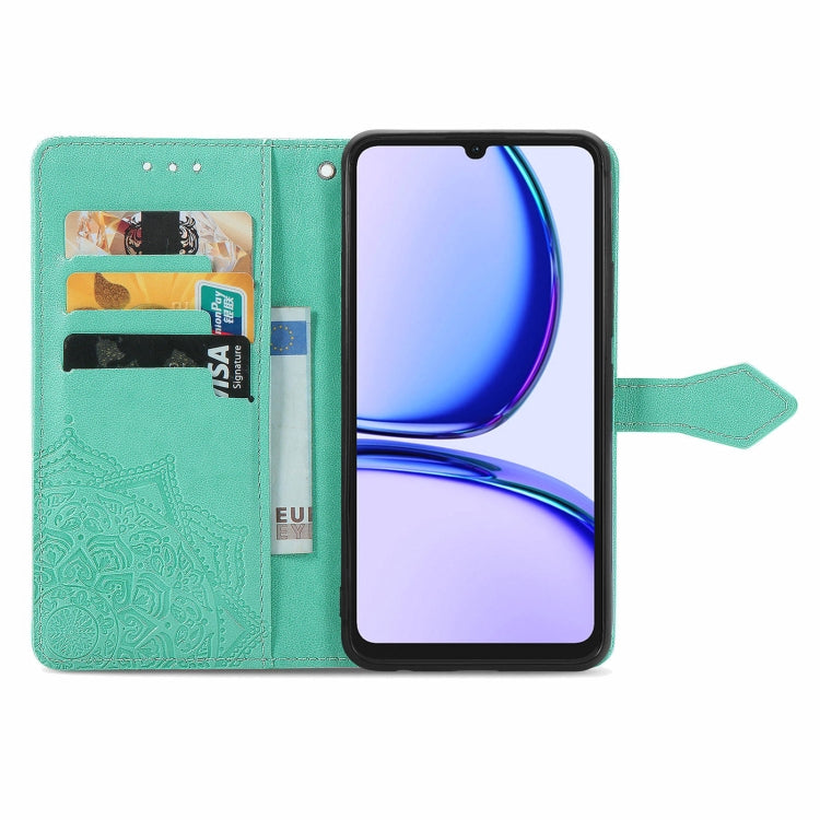 For Realme Note 50 Mandala Flower Embossed Leather Phone Case