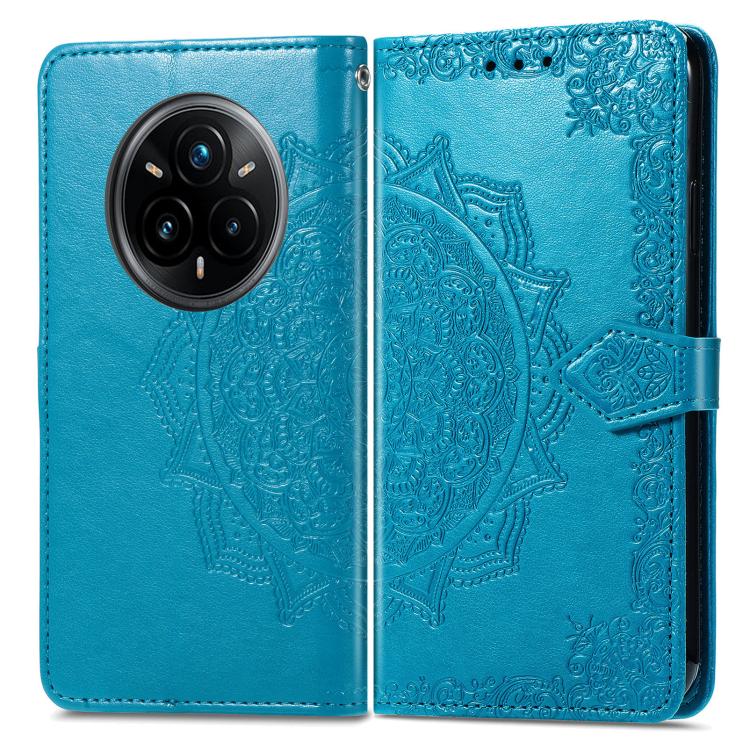 For Realme 14 Pro+ Mandala Flower Embossed Leather Phone Case