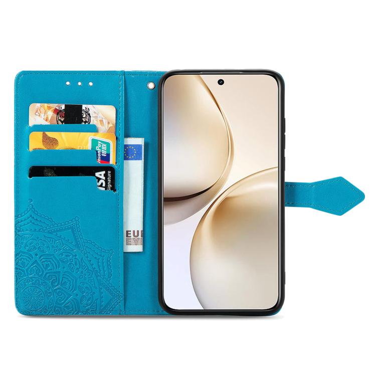 For Realme 14 Pro+ Mandala Flower Embossed Leather Phone Case
