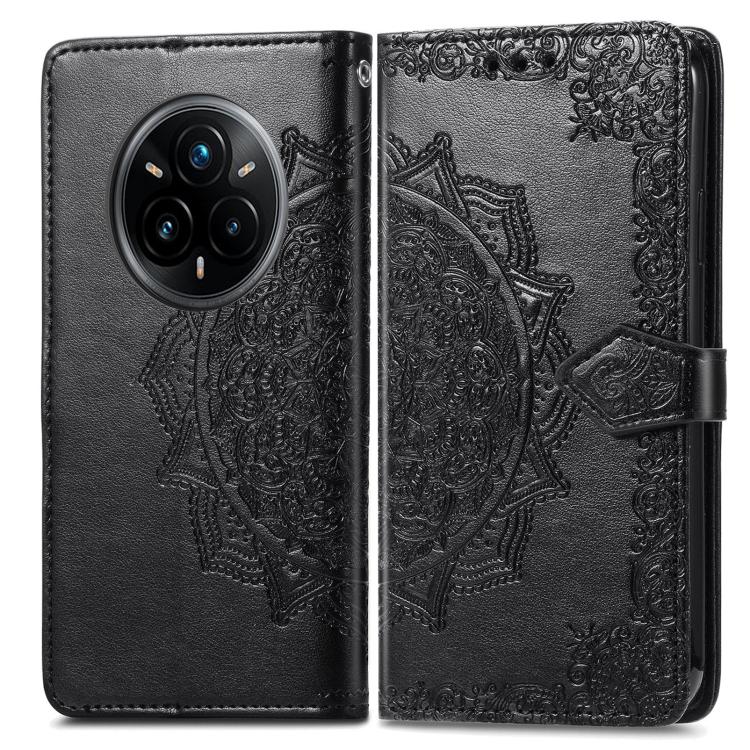 For Realme 14 Pro+ Mandala Flower Embossed Leather Phone Case