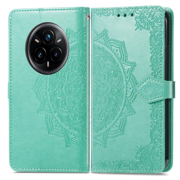 For Realme 14 Pro+ Mandala Flower Embossed Leather Phone Case