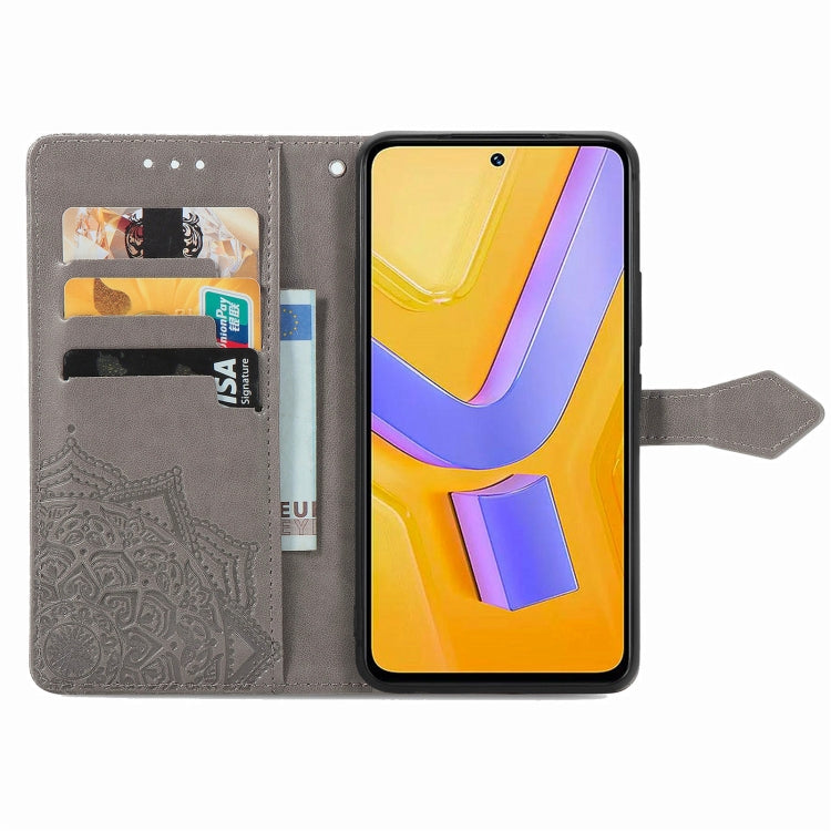 For vivo V40 SE Mandala Flower Embossed Leather Phone Case