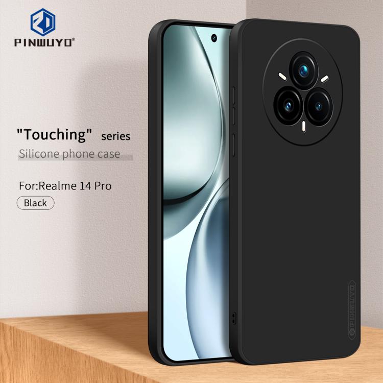 For Realme 14 Pro PINWUYO Sense Series Liquid Silicone TPU Phone Case