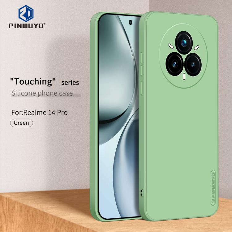 For Realme 14 Pro PINWUYO Sense Series Liquid Silicone TPU Phone Case