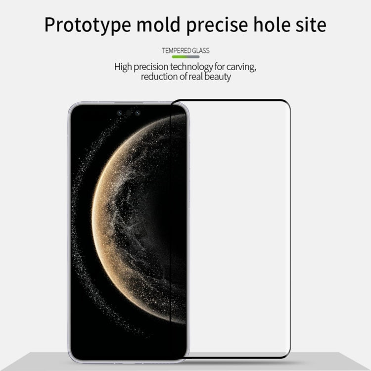 For Huawei Mate 70 Pro PINWUYO 9H 3D Hot Bending Tempered Glass Film - Black