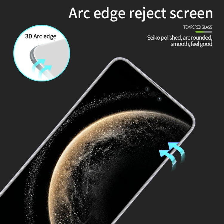 For Huawei Mate 70 Pro PINWUYO 9H 3D Hot Bending Tempered Glass Film - Black