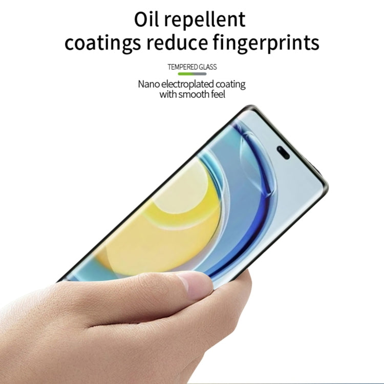 For Huawei Maimang 30 PINWUYO 9H 3D Hot Bending Tempered Glass Film - Black