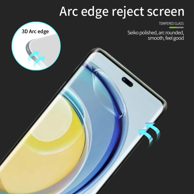 For Huawei Maimang 30 PINWUYO 9H 3D Hot Bending Tempered Glass Film - Black