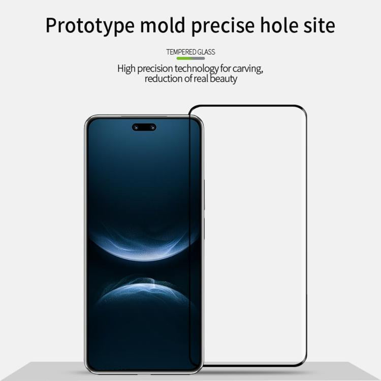 For Huawei nova14 Pro / 13 Pro PINWUYO 9H 3D Hot Bending Tempered Glass Film - Black