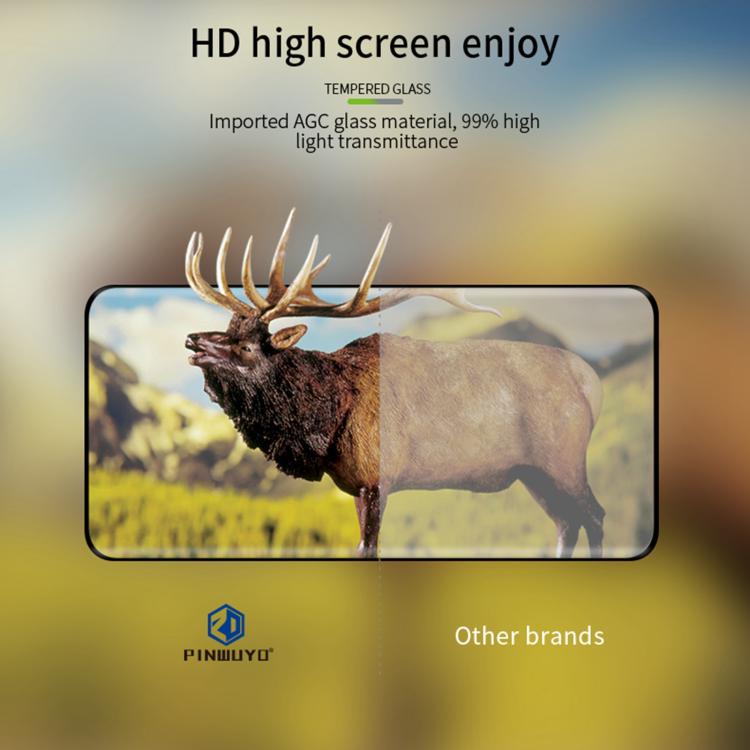 For Huawei nova14 Pro / 13 Pro PINWUYO 9H 3D Hot Bending Tempered Glass Film - Black
