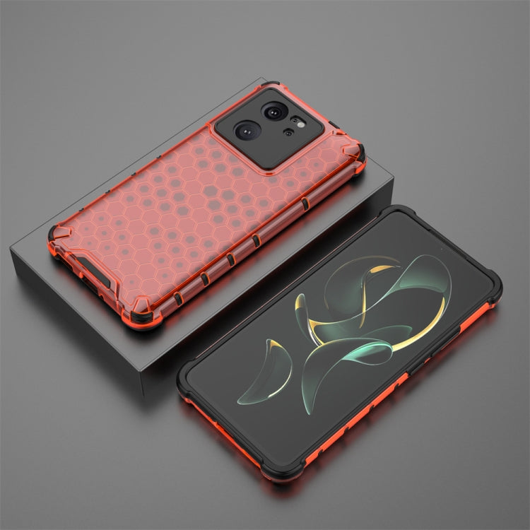 For Redmi K60 Ultra Shockproof Honeycomb Phone Case