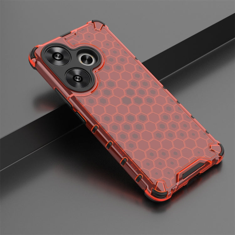 For Xiaomi Poco F6 Shockproof Honeycomb Phone Case