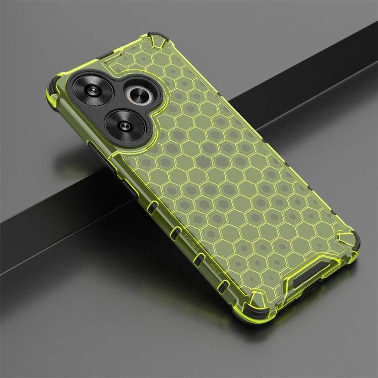 For Xiaomi Poco F6 Shockproof Honeycomb Phone Case