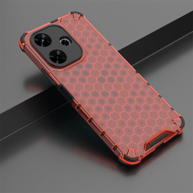 For Redmi 13 4G Shockproof Honeycomb Phone Case