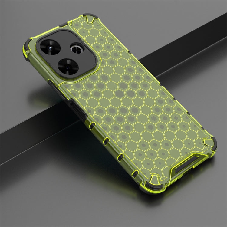 For Redmi 13 4G Shockproof Honeycomb Phone Case