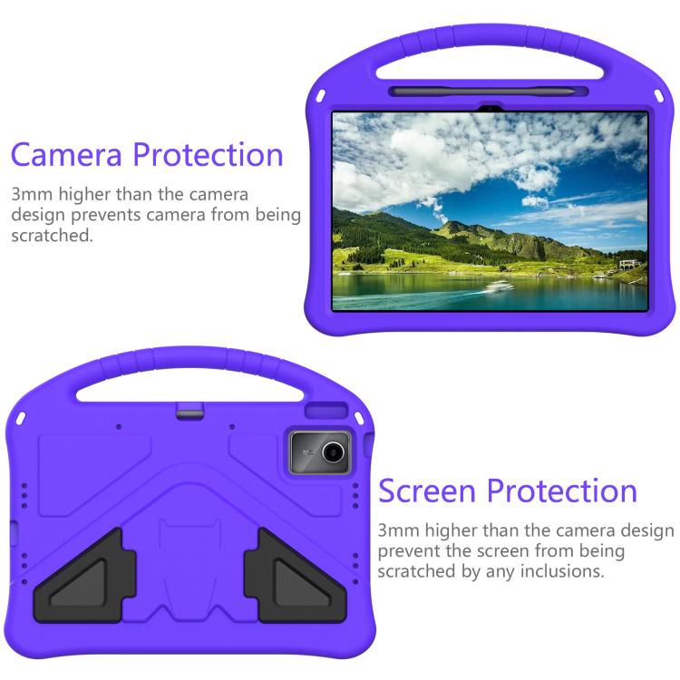 For Lenovo Tab Plus Gen2 /ldea Tab Plus 12.1 EVA Shockproof Tablet Case with Holder