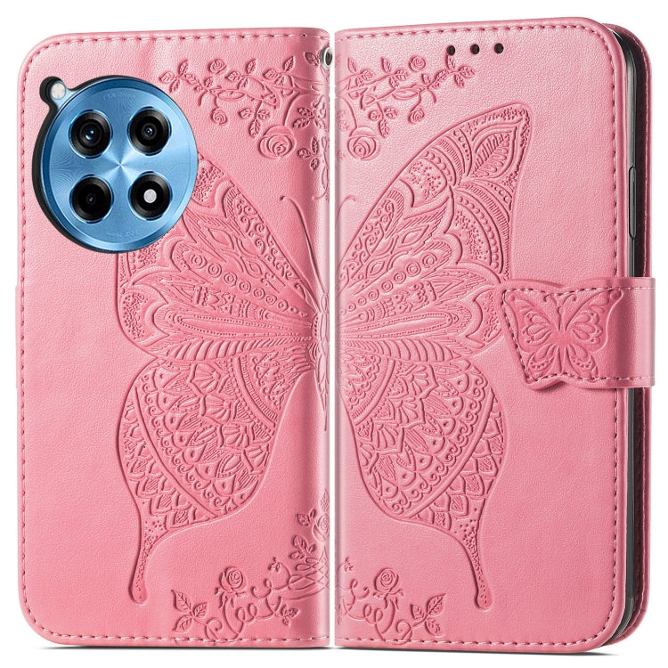For OnePlus Ace 3 Pro Butterfly Love Flower Embossed Leather Phone Case