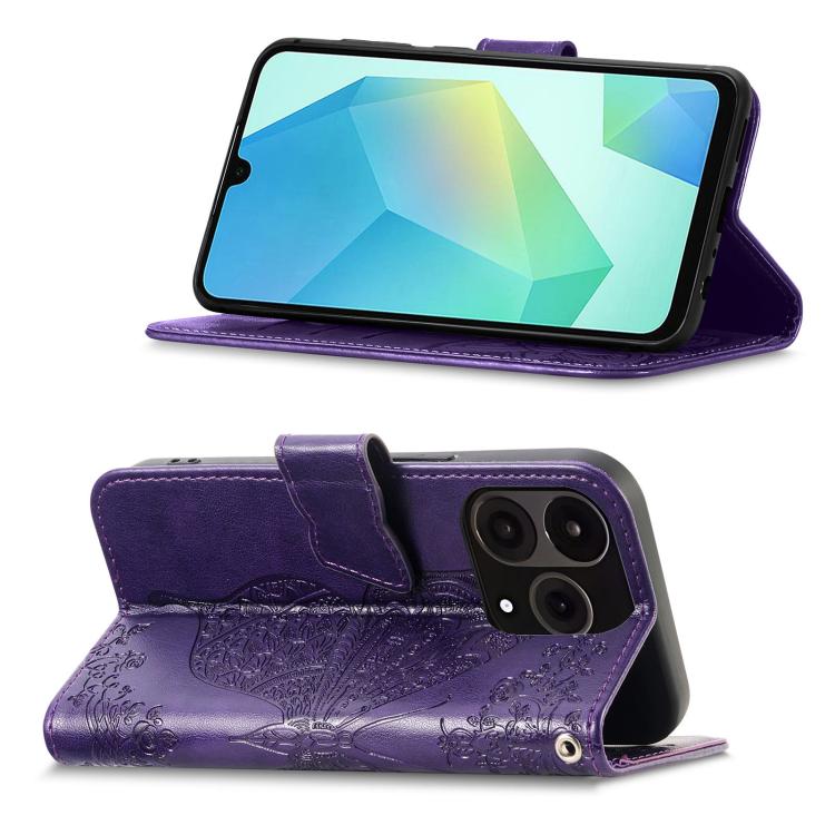 For OnePlus 15 Butterfly Love Flower Embossed Leather Phone Case
