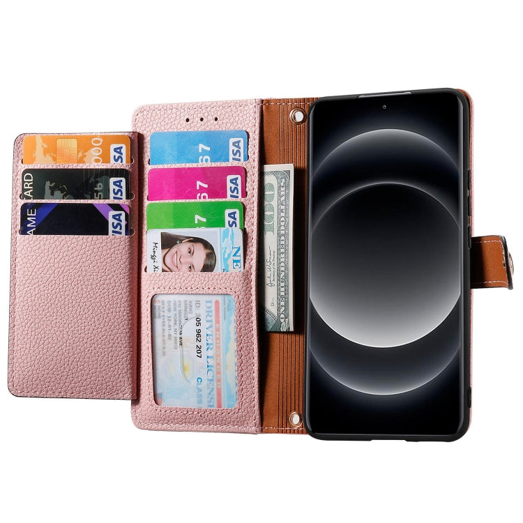 For Xiaomi 14 Ultra Love Zipper Lanyard Leather Phone Case