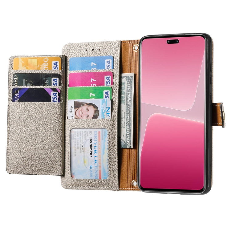 For Xiaomi 13 Lite Love Zipper Lanyard Leather Phone Case