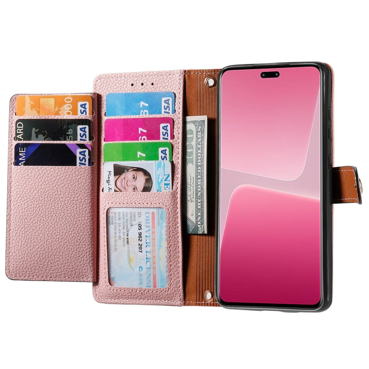 For Xiaomi 13 Lite Love Zipper Lanyard Leather Phone Case