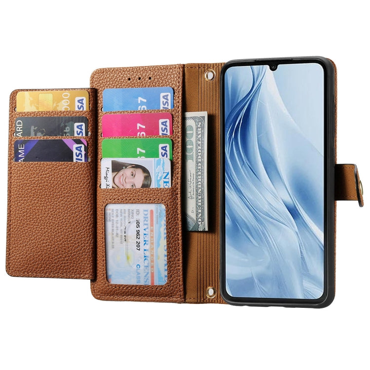 For Xiaomi Redmi 13C 5G Love Zipper Lanyard Leather Phone Case