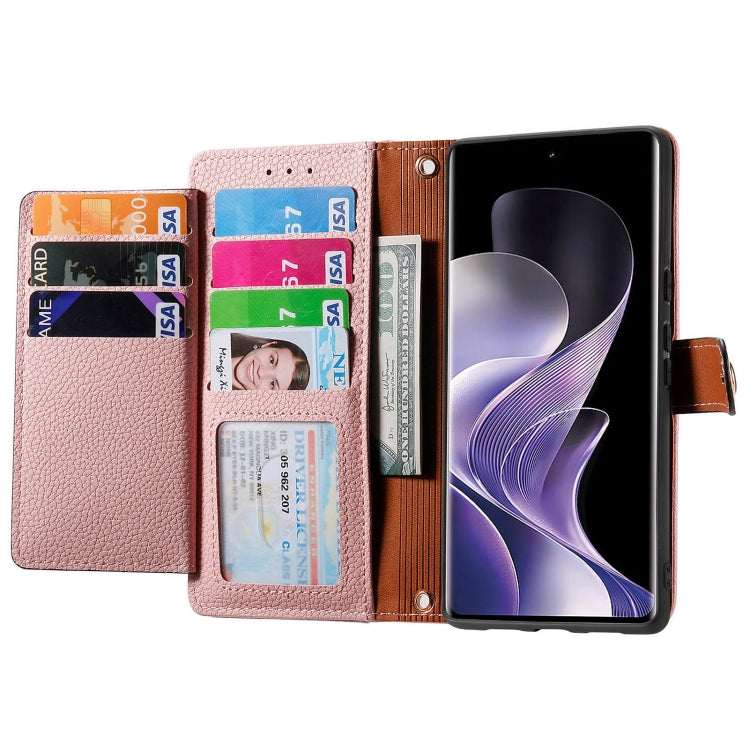 For Xiaomi Redmi Note 14 Pro+ 5G Love Zipper Lanyard Leather Phone Case