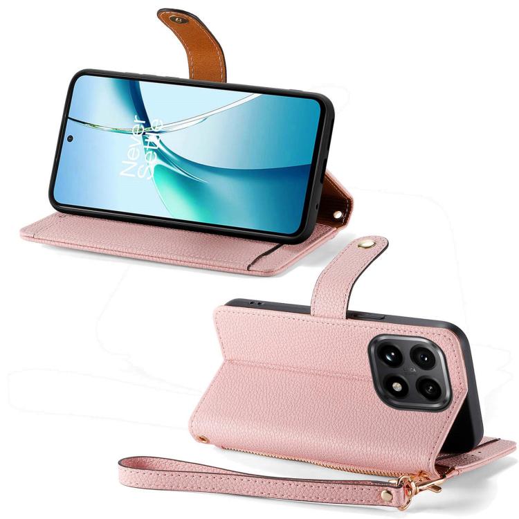 For Xiaomi 15T Love Zipper Lanyard Leather Phone Case