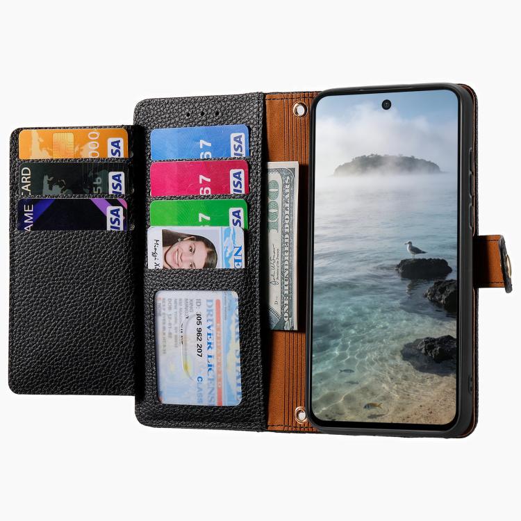For Redmi Turbo 5 5G Love Zipper Lanyard Leather Phone Case