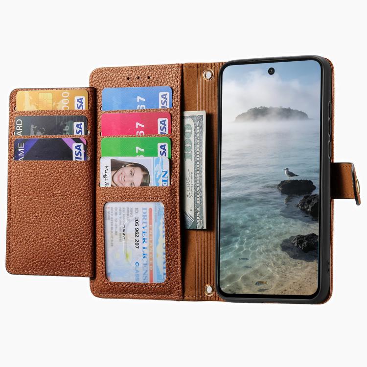 For Redmi Turbo 5 5G Love Zipper Lanyard Leather Phone Case