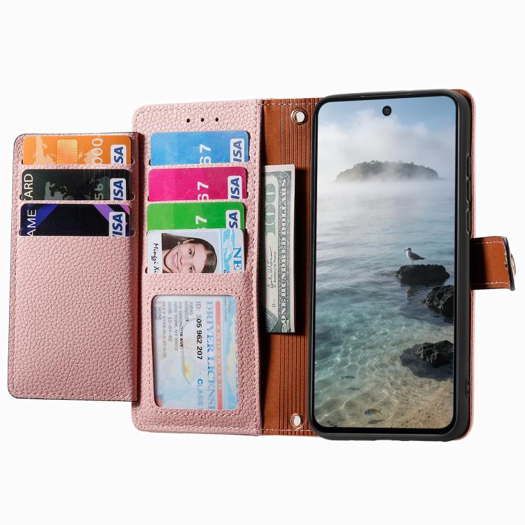 For Redmi Turbo 5 Max 5G Love Zipper Lanyard Leather Phone Case