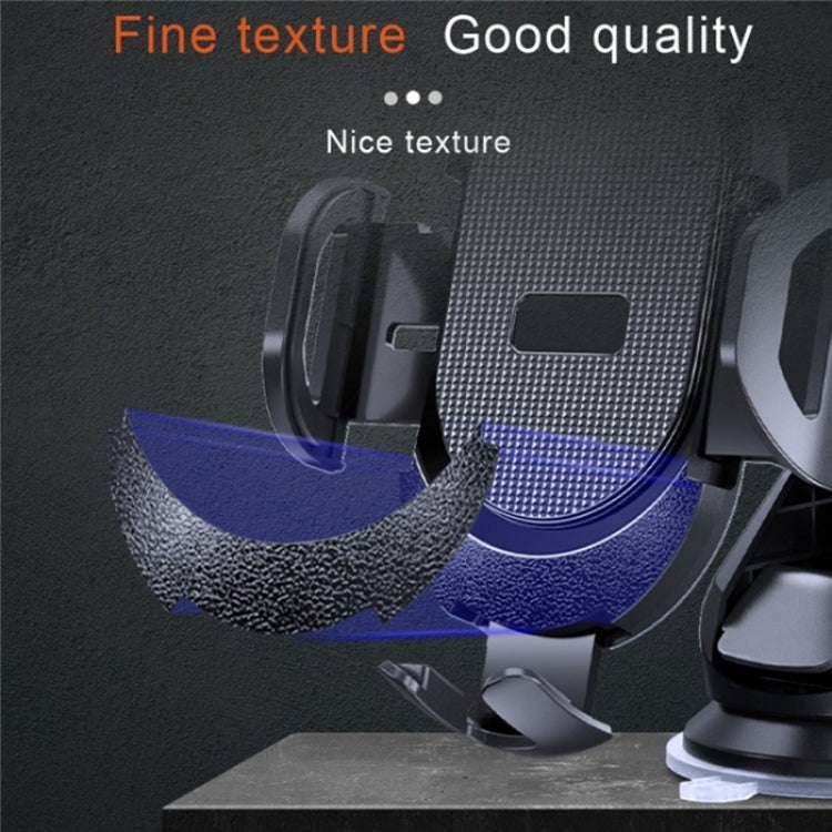 D33 With Air Vent Clip Suction Cup Base Gravity Sensing Car Phone Holder Bracket