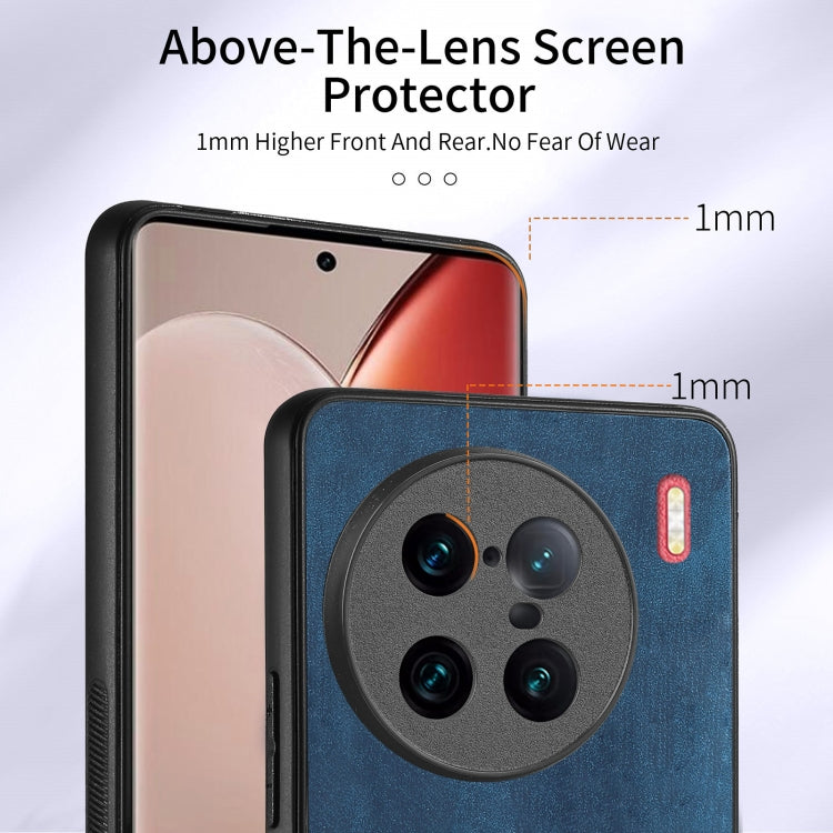 For vivo X90 Pro+ Retro Skin-feel Ring Multi-card Wallet Phone Case