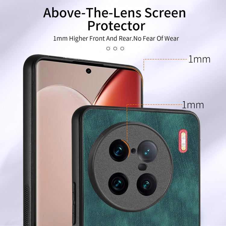 For vivo X90 Pro+ Retro Skin-feel Ring Multi-card Wallet Phone Case
