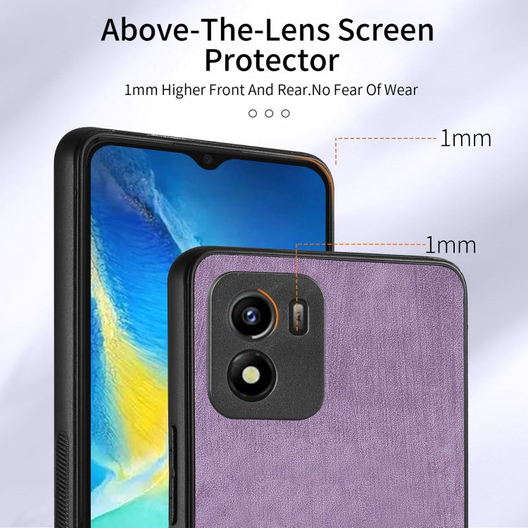 For vivo Y01 Retro Skin-feel Ring Multi-card Wallet Phone Case