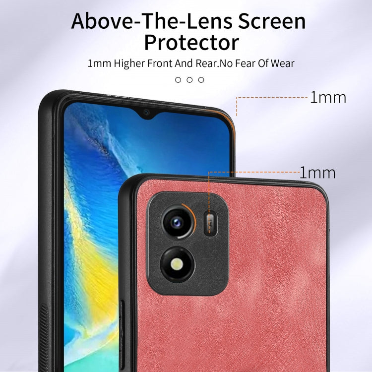 For vivo Y01 Retro Skin-feel Ring Multi-card Wallet Phone Case