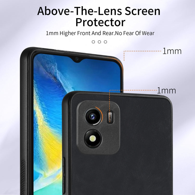 For vivo Y01 Retro Skin-feel Ring Multi-card Wallet Phone Case