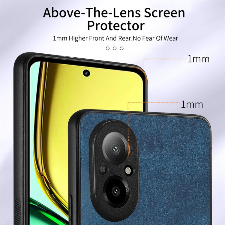 For Realme C67 4G Retro Skin-feel Ring Card Wallet Phone Case